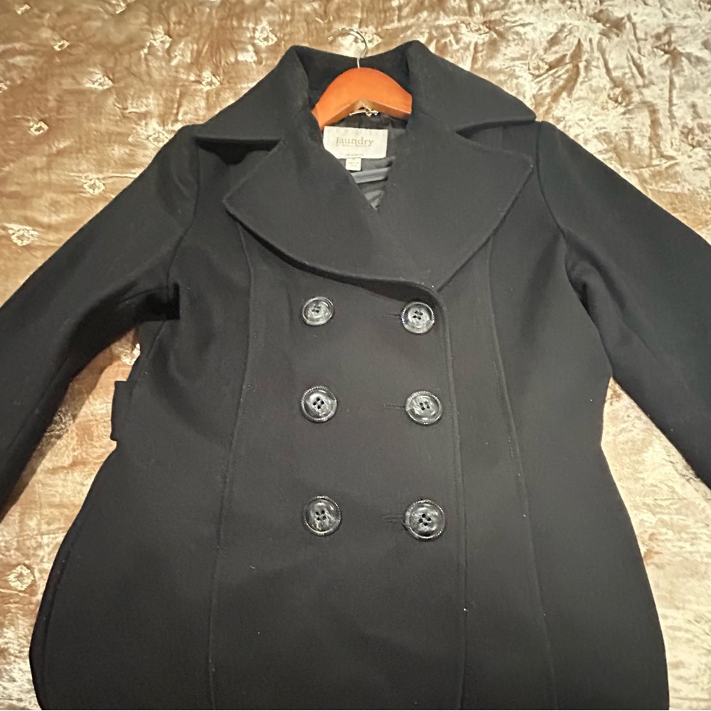 Laundry by Shelli Segal Black Coat